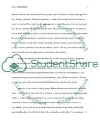 In the sample annotation above, the writer includes three paragraphs: Individual Leadership Growth Reflection Essay Example Topics And Well Written Essays 1500 Words
