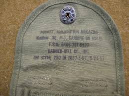 Ammunition Pouch Rainier Bell for M1 Garand and M1 Carbine. Unissued, NOS  USGI