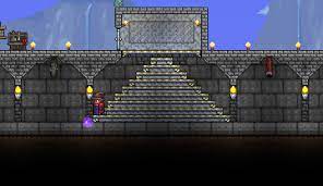 Making A Single Front Door In Terraria Terraria House Design Front Door Terrarium