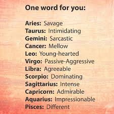 Pin On Zodiac Signs Facts