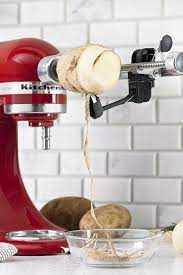 We did not find results for: Kitchenaid Spiralizer Attachment Fits All Kitchenaid Stand Mixers Includes 3 Spiralizing Blades 3 Slicing Coring Blades 1 Peeling Blade Kitchen Aid Spiralizer Kitchen Aid Kitchen Aid Attachments