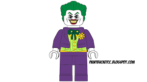 Outside of batman and robin we have batgirl alfred commissioner gordon joker and harley quinn two face poison ivy plus some other famous villains wicked witch of the west lord valdemort king kong. Paint Bucket Coloring Pages And Pixel Art Lego Joker Minifigure Coloring Page And Clipart