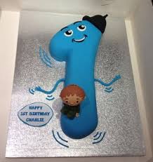 Charlie And The Numbers Cake Birthday Cakes Number Cakes 1st Boy Birthday Number 1 Birthday Cake Boy