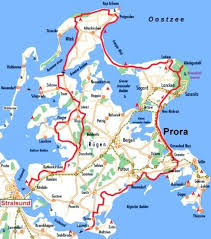 Rondje Rugen Op Kaart Vakantie Reizen Oostzee Reizen