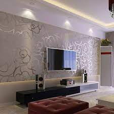 The key to making it work is to erase the memories of the garish patterns of the 1970s and the delicate florals of the 1980s and think in terms of contemporary colors, patterns, and styles. Modern Wallpaper Ideas Modern Wallpaper Living Room Wallpaper Living Room Living Room Modern