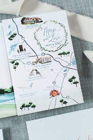 Map Of Our Love Custom Wedding Map Great Wedding Map Idea Wedding Invitations And Save Watercolor Wedding Map Custom Wedding Map Wedding Map Illustration