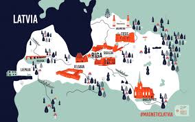 Latvia is bordered by estonia to the north, lithuania to the south, russia to the east, belarus on the south east, and the baltic sea on the west. Free Download Latvia Itineraries My New Travel Guide To Latvia Budgettraveller
