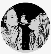 black sticker aesthetic tumblr black and white png image transparent png free download on seekpng