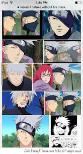The Face Of Kakshi Naruto Shippuden Anime Anime Naruto Sasuke Sakura
