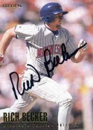 Rich Becker Trades and Transactions by Baseball Almanac