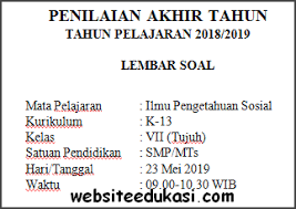 By guru merry posted on 02/07/2021. Soal Pat Ukk Ips Kelas 7 Kurikulum 2013 Terbaru Berbagi Jawaban 1