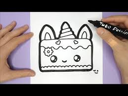Le dessin kawaii s'est transformé en art préféré de débutants en dessin à cause de son caractère facile et son originalité. Comment Dessiner Et Colorier Un Gateau Licorne Trop Mignon Coloriage Pour Enfants Youtube Licorne Coloriage Livre Coloriage Dessin
