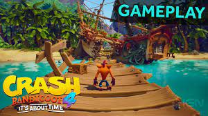 Crash Bandicoot 4: It's About Time | Pirate-themed Level Gameplay &  Returning Gameplay Mechanics - YouTube