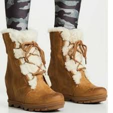 Lusting after a pair sorel joan of arctic boots? Nib Sorel Women S Joan Of Arctic Wedge Ii Waterproof Boots In Camel Brown Women S Shoes Mrb78 Clothing Shoes Accessories