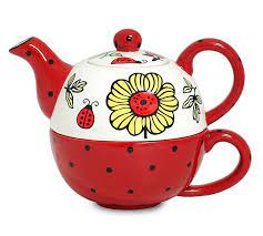Ladybug Tea Pots Ceramic Teapots Tea