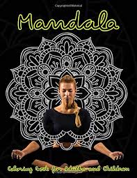Download Amazon Com Mandala Coloring Book For Adults And Children On Black Background For Fantastic Colors All 95 Mandalas Templates As Pdf To Print Out 9781070879406 For Adults And Children Colouring Book Books