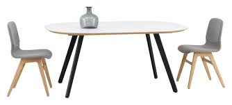 Boconcept Expandable Table With White Laminate Top 47 67 Round Extendable Dining Table Extendable Dining Table Modern Modern Extendable Dining Table