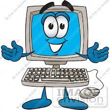& get regular updates about new free images. Clip Art Graphic Of A Friendly Desktop Computer Cartoon Character 26232 By Toons4biz Royalty Free Stock Cliparts