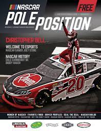 The sport originated in the southern united states but quickly spread to the rest of the country (and later the world), and is now only second to football in terms of popularity in the us. Nascar Pole Position 2019 June July Edition By A E Engine Issuu