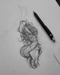 deawtattooer บน instagram อ เหน บ อ กคร งน องอยากได งานส แต เข ยนขาวดำ นานท ใช ด นสอเผลอเคาะundoไปไม ร ก คร ง humanoid sketch art bits
