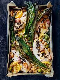 Lemon Olive And Butter Bean Chicken Recipes Butter Beans Food