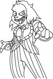 If the 'download' 'print' buttons don't work, reload this page by f5 or command+r. Smiling Beetlejuice Coloring Page Free Printable Coloring Pages For Kids
