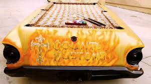 Count The Cars At Count S Kustoms Las Vegas Counting Cars On The History Channel Ford Ranchero Turned Into A Pool Table So Counting Cars Custom Cars Toy Car