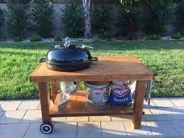 Another factor that intimidated me was the fact that i was working with cedar which is more expensive than regular old pine. Weber Kettle Table Diy Bbq