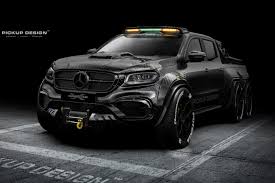 Six Wheel Racing Pickup Is One Monstrous Creation The Spectacular Answer To A Question Nobody Asked Mercedes Truck Pickup Trucks Chevy Trucks