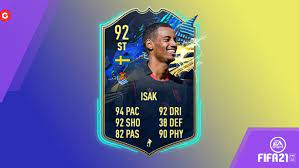 ¿un delantero top para la liga santander? Fifa 21 Laliga Tots Alexander Isak Team Of The Season Objectives How To Unlock Fast On Ps4 Xbox One Ps5 Xbox Series X And Pc