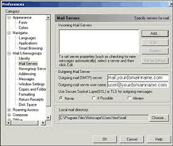 A internet suite produced by netscape communications corporation. Hostmysite Com How Do I Configure Netscape Communicator For My E Mail Accounts