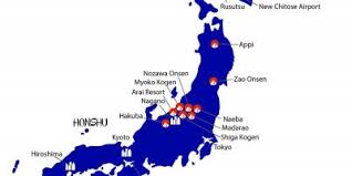List and map of all 586 ski resorts in japan (nippon). Japan Map Maps Japan Eastern Asia Asia