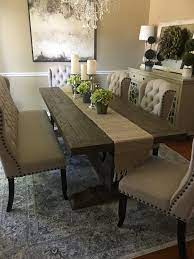 Lark Manor Gertrude Solid Wood Dining Table Reviews Wayfair Dinning Room Table Decor Dining Room Table Centerpieces Dining Room Table Decor
