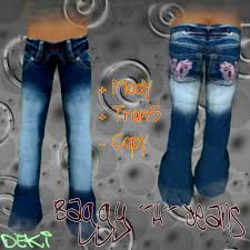 We offer jeans in sizes from 000 to 18, with short, regular and long options for the best fit possible. Second Life Marketplace H Baggy Jeans Girls Box For Kids