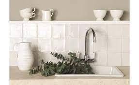 Apply floor tile paint after cleaning the tile with stain solver oxygen bleach. Painting Tiles Expert Diy Advice On How To Paint Tiles Easily Real Homes