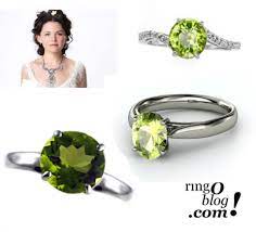 Snow White S Ring From Once Upon A Time Not The Exact One But I Ll Find It Somehow White Engagement Ring Peridot Engagement Rings Ring Jewellery Design