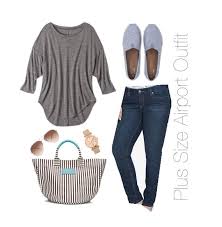 5 Airport Style Outfits For Plus Size Girls That You Will Love 1 Plus Size Summer Outfit Fashion Airport Outfit Summer