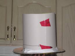Trace the cylinder onto the paper. How To Make A Cardboard Top Hat 4 Steps Instructables