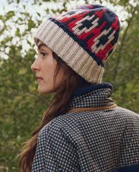 The Nordic Beanie. -- Glacier Fair Isle