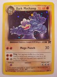 Lightly Played Lp Dark Machamp Holofoil 10 82 Team Rocket Pokemon Trading Card Swirl Shiny Halo In 2020 Pokemon Trading Card Pokemon Cards Pokemon