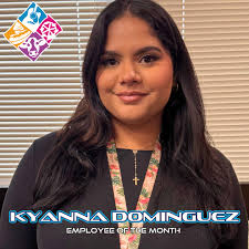 🎉 Congratulations to Kyanna Dominguez for being our Employee of the Month!  🌟 Your hard work, dedication, and positive attitude inspire us all. We're  so lucky to have you