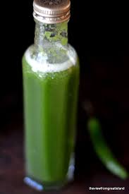 Homemade Green Tabasco Sauce A Green Martini The View From Great Island