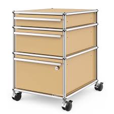 2pcs push plunger lock for sliding door desk cabinet locker showcase. Usm Haller Mobile Pedestal With 3 Drawers Type Ii With Counterbalance Lowest Drawer With Lock Usm Beige By Fritz Haller Paul Scharer Designer Furniture By Smow Com