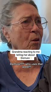 “How about they look like 💩” -Very Demure Grandma 😂😂 #demure  #grandmasoftiktok