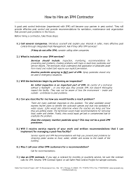 Don't sign it unless you understand everything. Https Extension Usu Edu Pests Schoolipm Files School Ipm Documents Contracted Pest Management Questions When Hiring Professional Pest Control Pdf