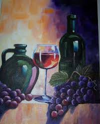 Original Oil Painting 11 X 14 Wine Bottle Glass And Jug Realism Original Oil Painting Painting Oil Painting