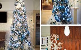 Luxury Blue And Silver Christmas Tree Designs Seasonal Decor