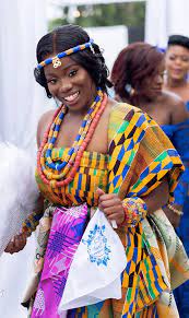 Ghana Traditional Wedding Dress Ghana Traditional Wedding African Print Fashion Dresses African Fashion Dresses