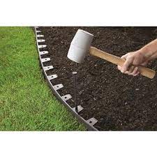 proflex proflex no dig 40 feet landscape edging kit home depot canada bordure de jardin bordure paysage amenagement paysager de cour