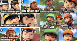 Bikin Ngakak 10 Meme Kocak Boboiboy Ini Lucu Tapi Ngeselin Banget Meme Lucu Gambar Lucu